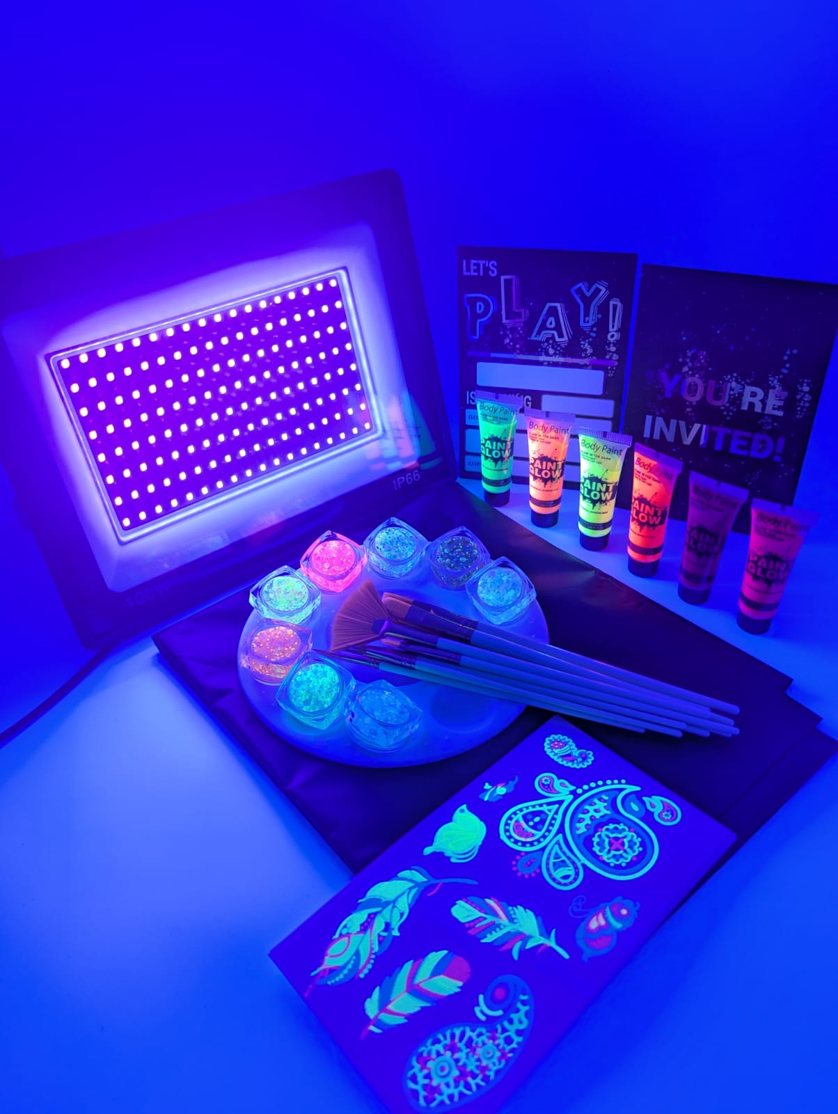 UV Bodypainting HomeDate Box – Das kreative Date für Zuhause