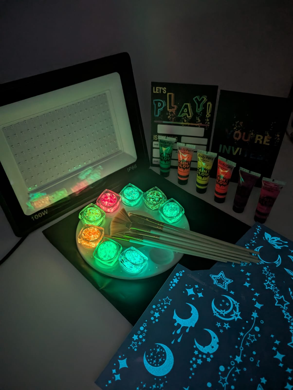 UV Bodypainting HomeDate Box – Das kreative Date für Zuhause