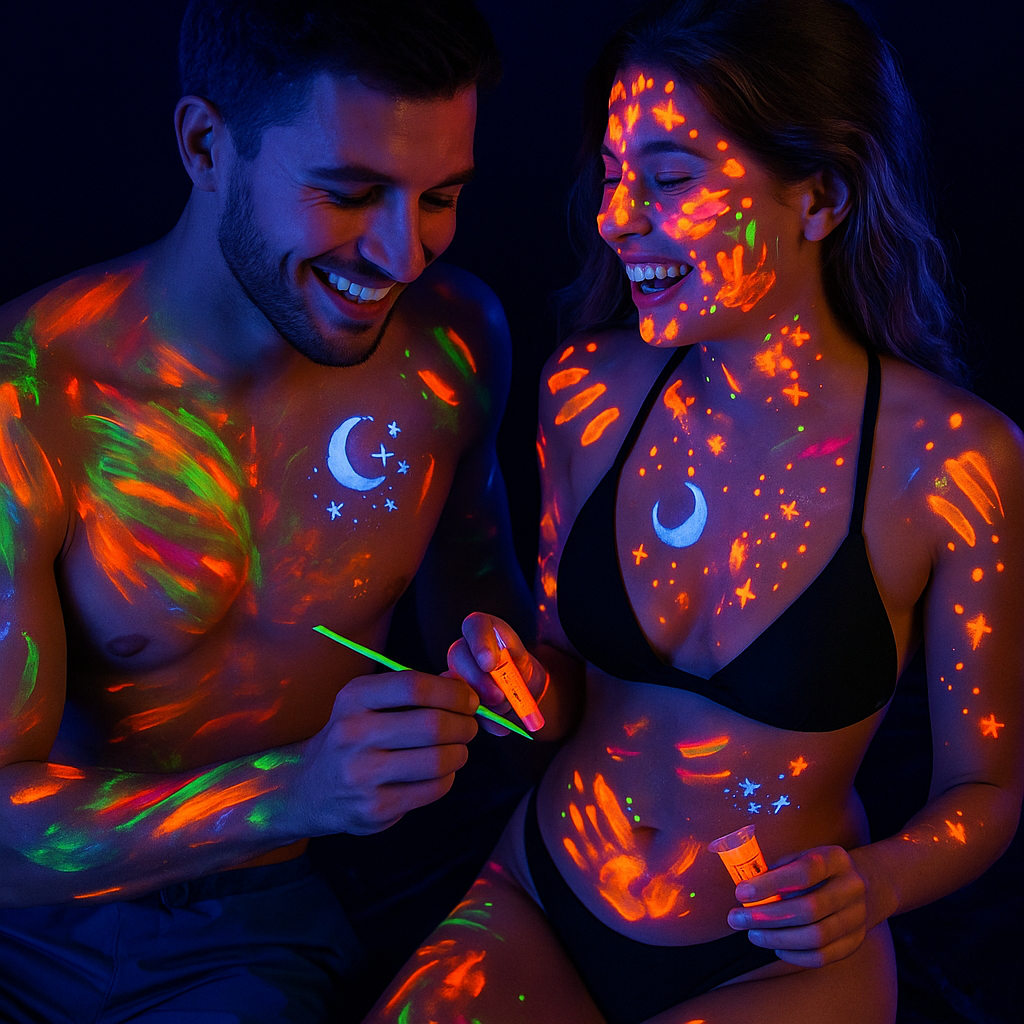 UV Bodypainting HomeDate Box – Das kreative Date für Zuhause